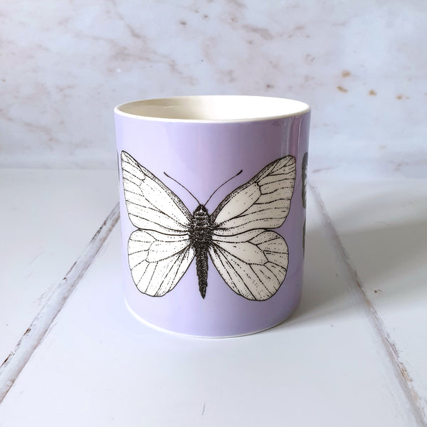 Butterfly Mug in Orchid