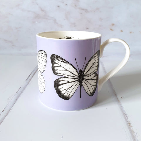 Butterfly Mug in Orchid